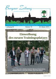 Einweihung des neuen Trainingsplatzes - Stadt Berga/Elster