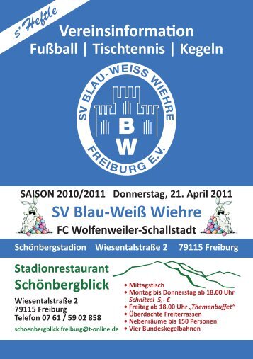 21.04.2011 SV Blau-Weiss Wiehre gegen FC