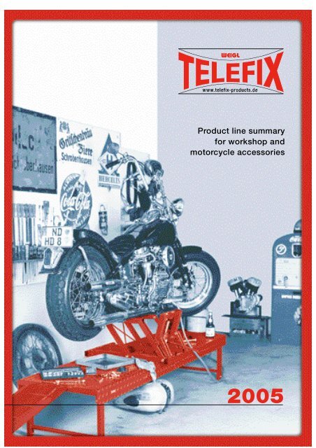 Product line summary for workshop and motorcycle ... - Telefix