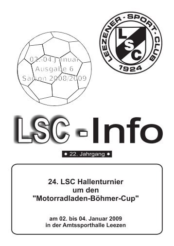 LSC-Info 2008-2009 Ausgabe 6 - Leezener SC