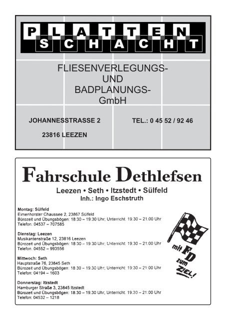 LSC-Info 2008-2009 Ausgabe 6 - Leezener SC