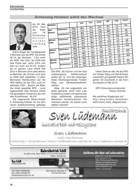 Rundschau 185, Juni 2012 - SPD Börnsen