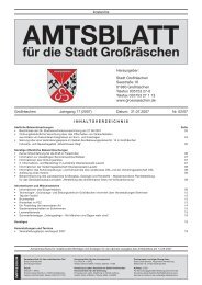 Amtsblatt der Stadt Großräschen