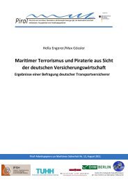 Maritimer Terrorismus und Piraterie aus Sicht der deutschen ...