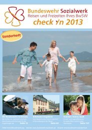 Aktion Sorgenkinder in Bundeswehrfamilien des BwSW