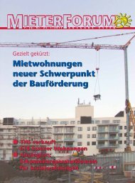 Ausgabe 23, I/2011 - Mietergemeinschaft Essen eV