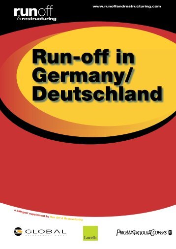 Run-off in Germany/Deutschland - Run-off & Restructuring