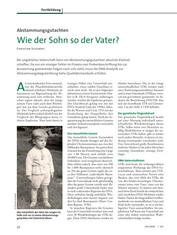 Artikel herunterladen (PDF) - Der sichere Vaterschaftstest