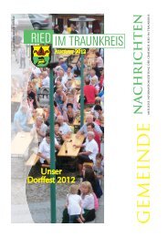 AUGUSt 2012 - Gemeinde Ried im Traunkreis