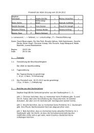 Protokoll AStA-Sitzung 26.04.2012 - AStA der MHH