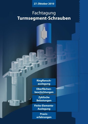 Fachtagung Turmsegment-Schrauben - ITH-GmbH