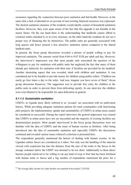 Economic Effects of Sustainable Sanitation - SuSanA