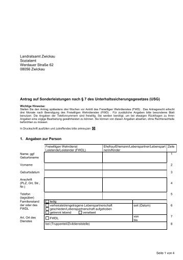 Landratsamt Zwickau Sozialamt Werdauer Straße 62 08056 ...