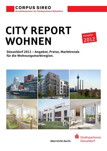 City Report Wohnen 2012 - Stadtsparkasse Düsseldorf