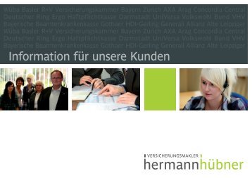 Kundeninformation zum Download - Hermann Hübner ...