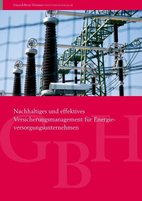 nachhaltiges und effektives Versicherungsmanagement für energie ...