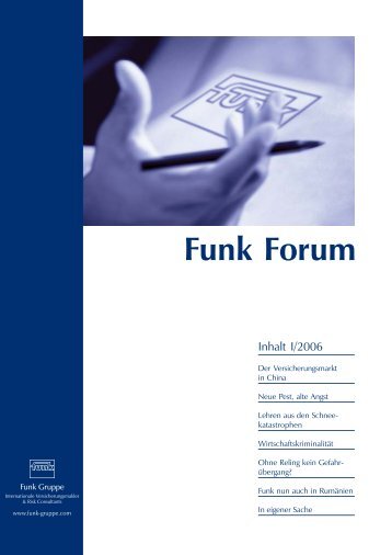 Funk Forum 1/2006 - Funk Gruppe