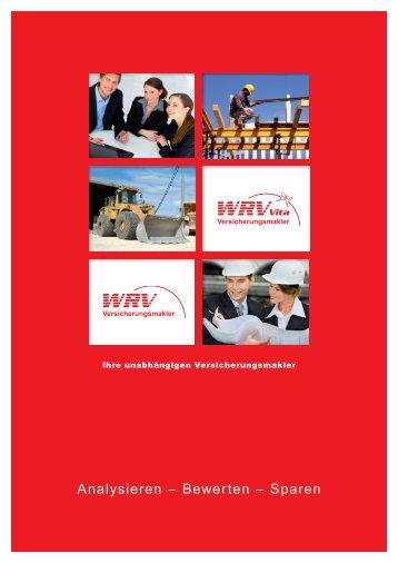 Analysieren – Bewerten – Sparen - WRV GmbH