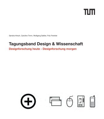 Tagungsband Design & Wissenschaft Tagungsband Design ...