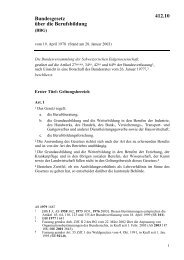 Bundesgesetz vom 19. April 1978 über die Berufsbildung (BBG)