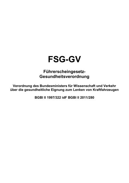 FSG-FRV - KfV
