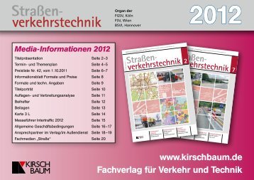 2012 - Straßenverkehrstechnik