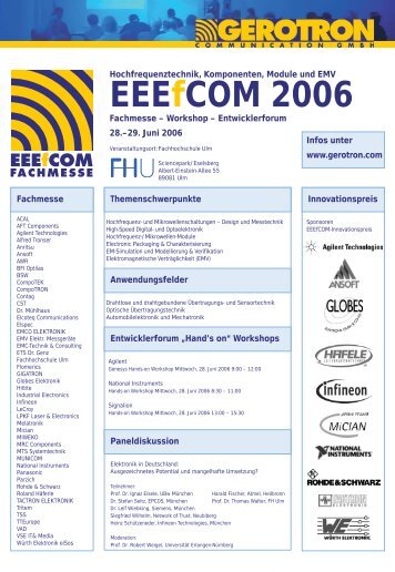 EEEfCOM 2006 - Institut für Nachrichtentechnik und ...