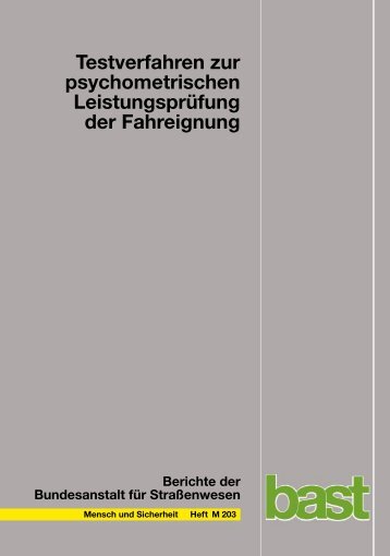 Dokument 1.pdf - ELBA: Das elektronische BASt-Archiv