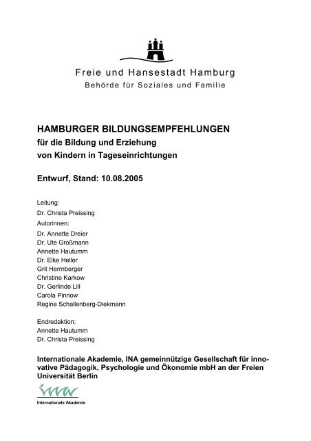 Freie Und Hansestadt Hamburg Hamburger Gew