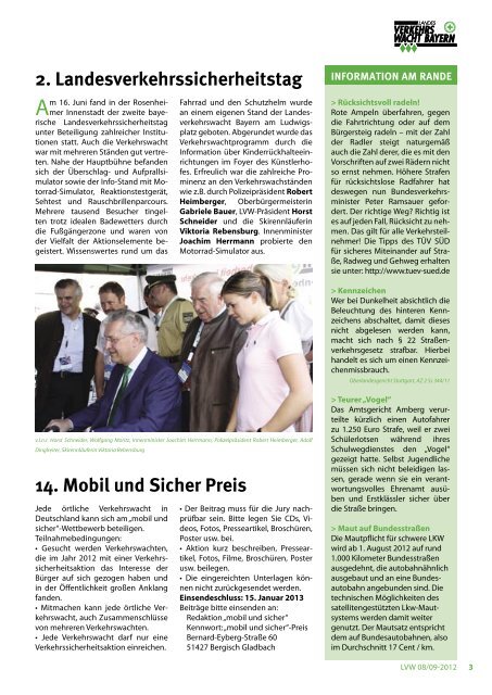 Jahresmitgliederversammlung 2012 NACHRICHTEN BERICHTE