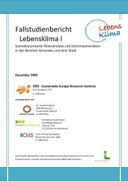 Fallstudienbericht Lebensklima I - SERI