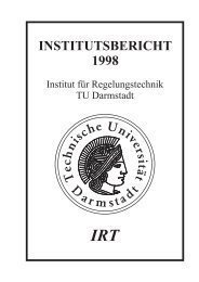 INSTITUTSBERICHT 1998 - Regelungstechnik und Mechatronik ...