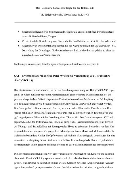 18. TB - Bayern - Datenschutzbeauftragter