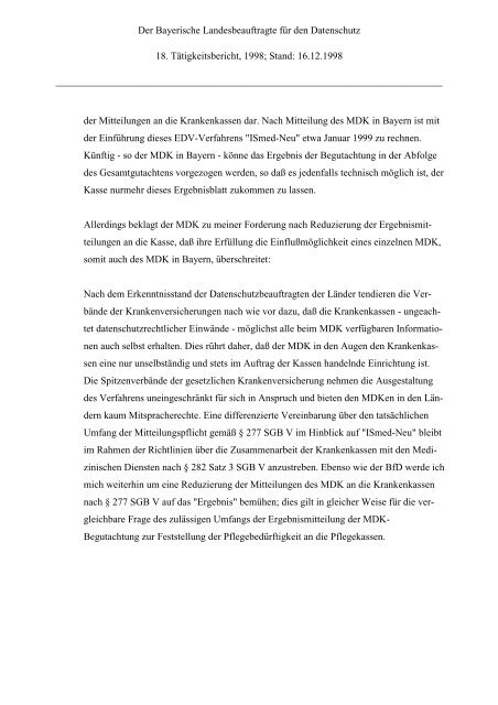 18. TB - Bayern - Datenschutzbeauftragter