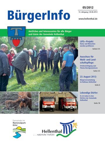 Ausgabe Juni 2012 - Gemeinde Hellenthal