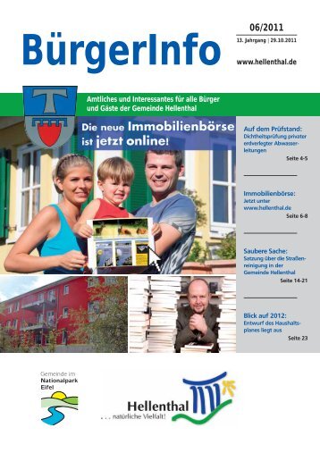 Ausgabe Oktober 2011 - Gemeinde Hellenthal