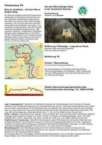 Werra-Burgen-Steig in der Hess - Werratal Tourismus