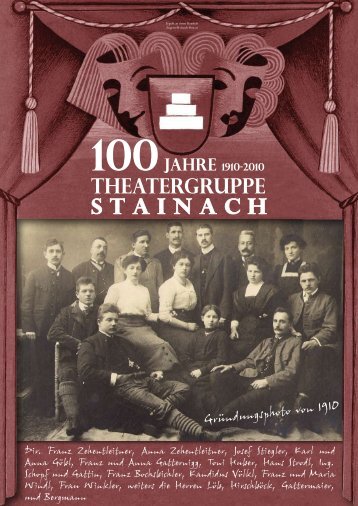 Download: Chronik der Theatergruppe Stainach - Regionale10