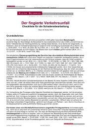 Der fingierte Verkehrsunfall - Kloth - Neuhaus