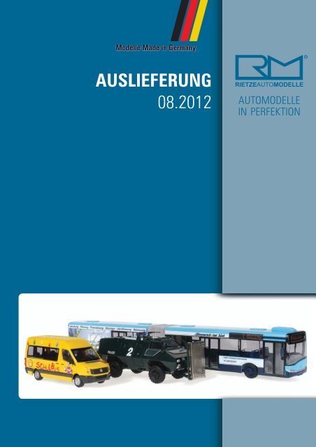 AUSLIEFERUNG 08.2012 - Rietze