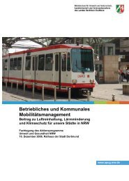 Betriebliches und Kommunales Mobilitätsmanagement - APUG NRW