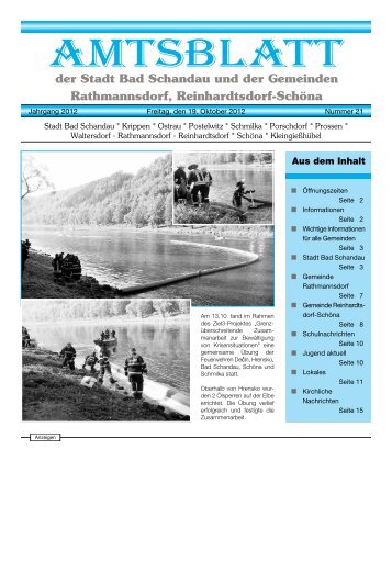 AMTSBLATT - Bad Schandau