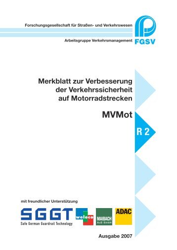 Merkblatt zur Verbesserung der Verkehrssicherheit auf ...