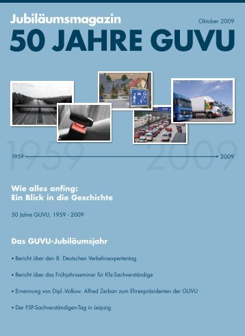 50 JAHRE GUVU Wie alles anfing: Ein Blick in die Geschichte