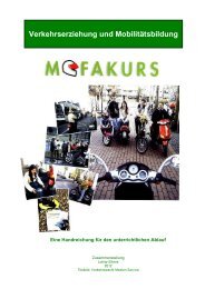Mofakurs Handreichung - Verkehrserziehung und Mobilitätsbildung ...