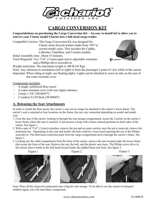 Chariot carriers cabriolet new arrivals