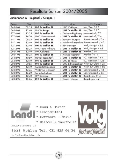 Score Juli 05 (Page 1) - UHT TV Wohlen