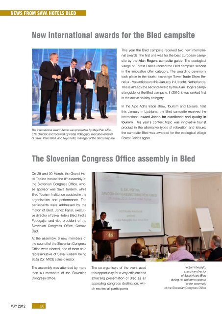 Issue 1 - april 2012 - Sava dd