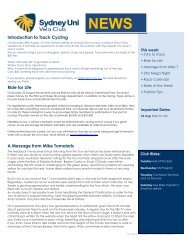 SUVelo Newsletter Issue 9