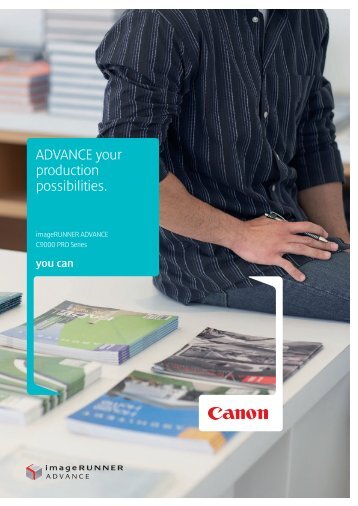 imageRUNNER ADVANCE C9000 PRO Range Brochure - Canon